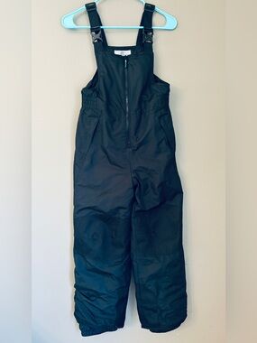 Youth UNISEX Champion Venture Dry Ski Bib Pants MED 8-10 Black Snow Pants Kids